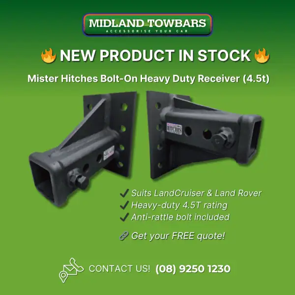 New Product Bolt on Heavy Duty Receiver Midland Towbars