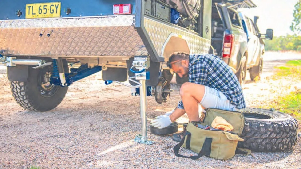 Why the XO Series Corner Steadies Are Changing the Game for Caravanners 1 changng caravan wheel